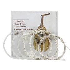 Clear Nylon Silver Plated