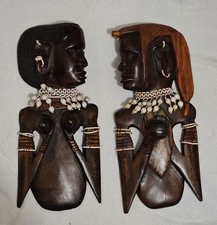 African Tribal Wooden Wall