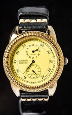 Stauer Admiral Nelson Automatic Fluted Bezel Men's Watch -- Working,  Ø44mm Case