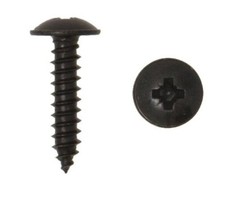 BLACK FLANGED HEAD SELF TAPPING SCREWS FLANGE TAPPERS - 3.5-4.8mm