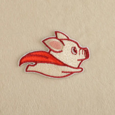 Adorable Flying Pig Cartoon