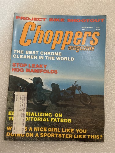 March 1975 choppers magazine - choppers,