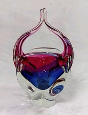 Murano Style Cased Art Glass
