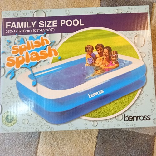 Inflatable family pool - inflatable, large