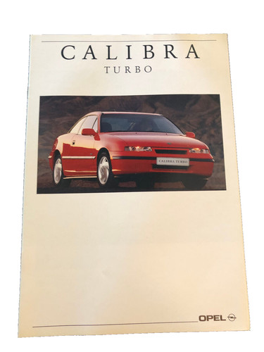 Brochure opel - brochure, calibra