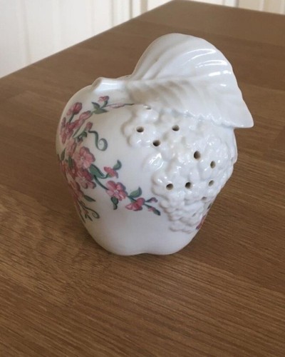 Ceramic apple pomander - ceramic,