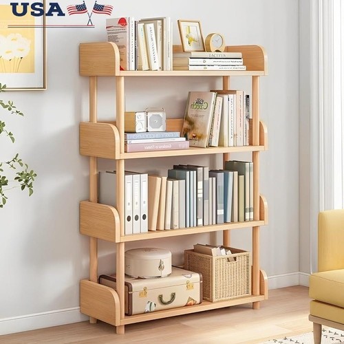 Durable mdf bookshelf beech - bookshelf, w/