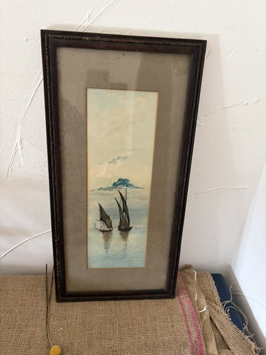 Antique 1916 watercolour - antique,