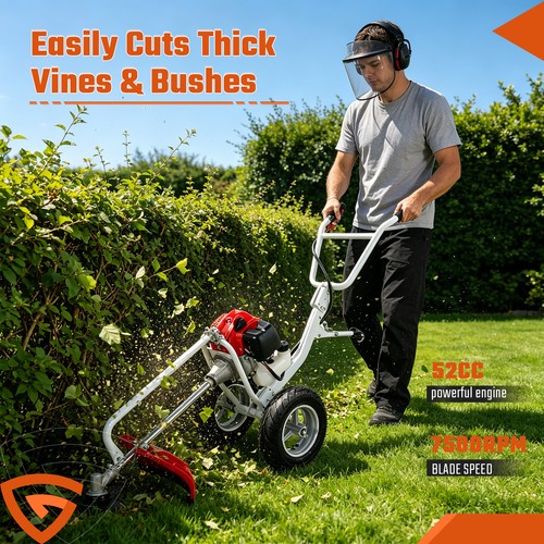 Wheeled brush cutter - wheeled,