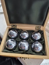 Jonelle Metal Petanque Boules Set of 6 In Original Box