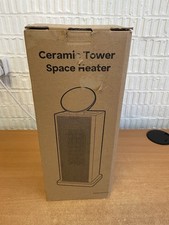 OMISOON Heater 2000W, ECO Electric Heater with 90°Oscillation, Thermostat, 24H