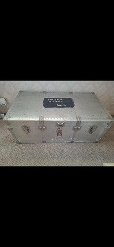 Vintage metal military storage - vintage,