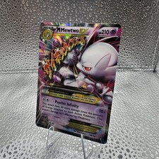 M Mewtwo EX Holo | 64/162 | XY Breakthrough | Pokemon Card TCG - LP/MP