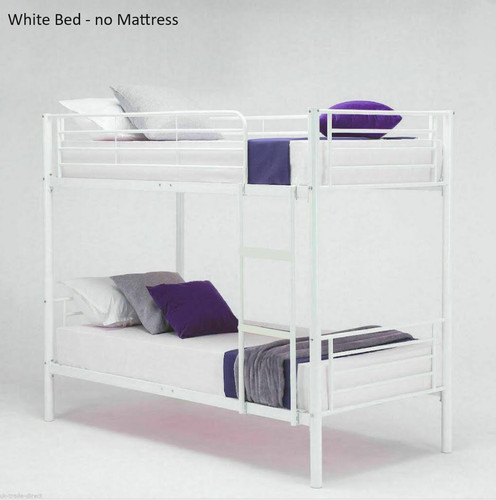 Metal bunk bed single - bunk, 3ft