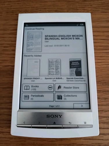 Sony prs ebook - prs-t1, reader