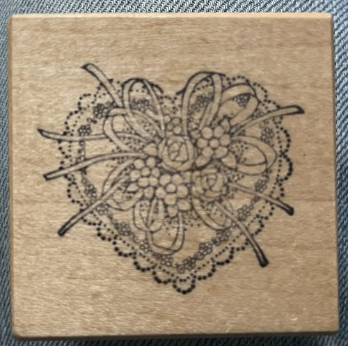 Vintage wood mounted rubber - vintage,