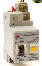 BILL MEM 16A 16 AMP 30MA TYPE 3 M9 2 POLE RCD RCCB 240V EATON 3T161R