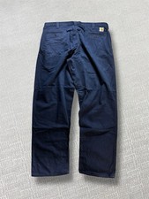 Carhartt Trousers Men Size W38 L32 Navy Blue Vintage Canvas Streetwear Workwear