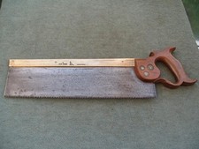 14" Brass backed Tenon saw, by Robert Sorby, Sheffield.