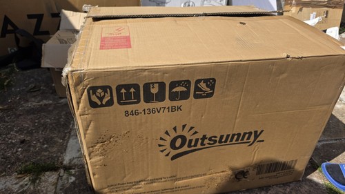 Outsunny adjustable charcoal - outsunny,