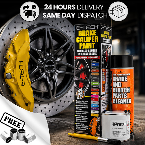 Gold brake caliper - gold, kit