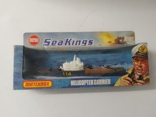 Vintage Matchbox Sea Kings K 307 Helicopter Carrier Boxed 1975 NOS