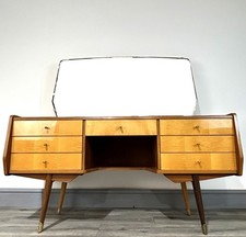Fabulous Mid Century Dressing Table Lazarus Serlin & Co c1950's High Gloss