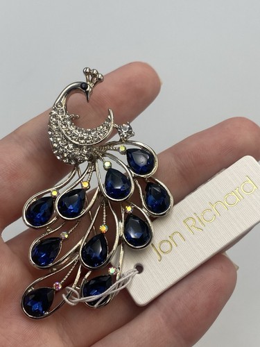 Jon richard peacock brooch pin - jon,