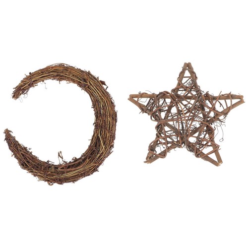 2pcs reusable rattan - 2pcs, wreath