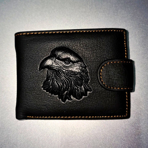 Sun moon men black leather - moon,