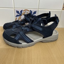 Womens Blue Lands End Closed