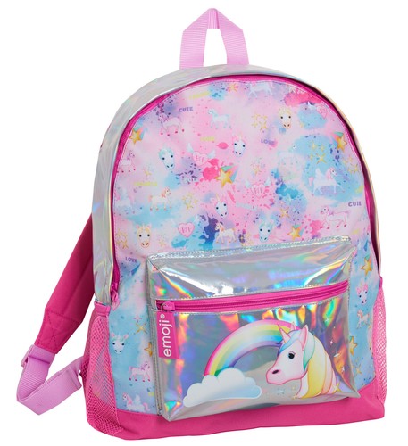 Emoji girls unicorn backpack - emoji,