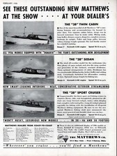 1936 MATTHEWS MOTORBOAT SEDAN