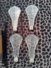 4 BEADED FAN SHAPE DRAPERY TIE