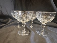 Four vintage lead crystal - four,