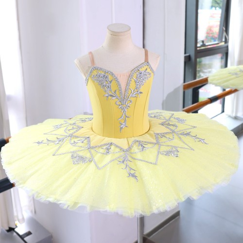 Girls yellow ballet tutu dress - ballet,