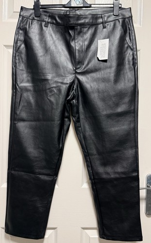 Very cropped leather - very, trousers