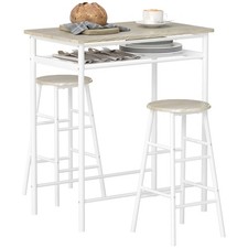 HOMCOM 3-Piece Dining Set with