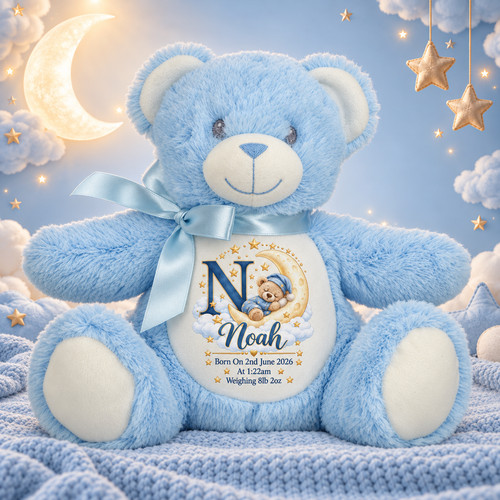 Personalised teddy bear baby - bear,