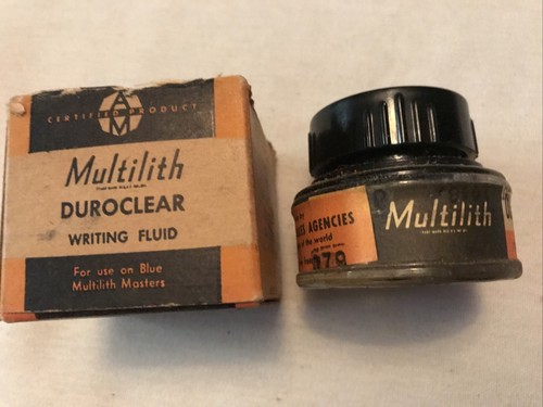 1918 multilith duroclear - multilith,