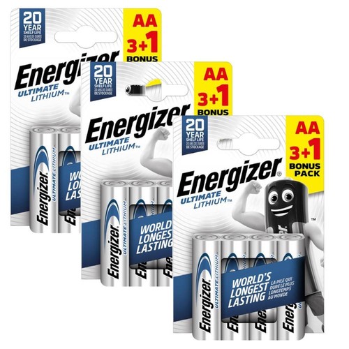 12x energizer ultimate - energizer, aa