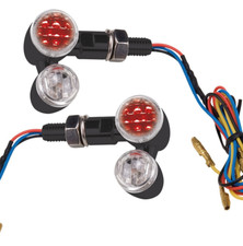 Short LED Arrows Black K for Motorcycle CR&S CEZETA CF MOTOCRB DAELIM DERBI DI BLASI