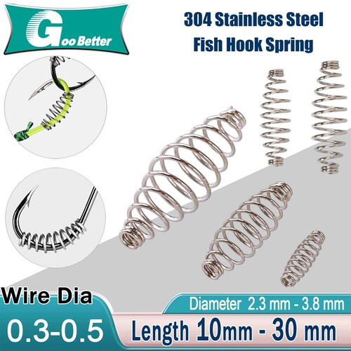 Single circle fish hook spring - single,