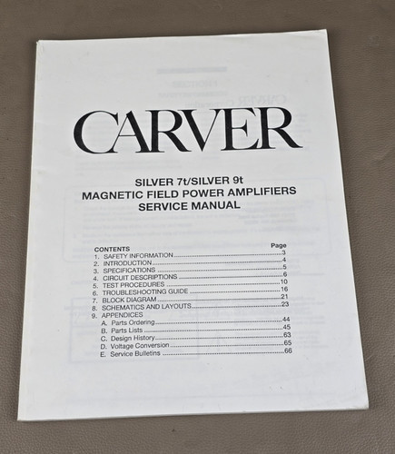 Carver magnetic field - carver, power