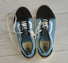 Baby Blue & Black Shoes By