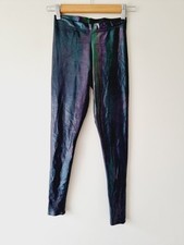 BLACKMILK Black Shiny Oil Slick Leggings SIZE XS Black Milk