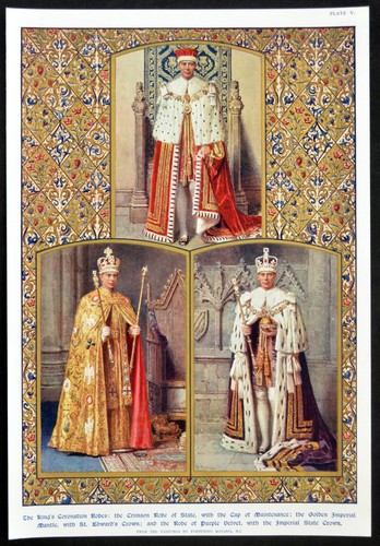 King coronation robes 1937 - king’s,