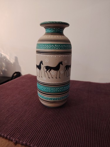 Vintage italian vase with - vintage,