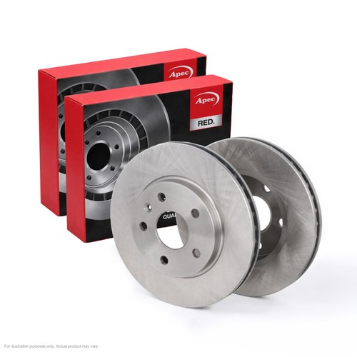 Apec front brake discs - apec, for