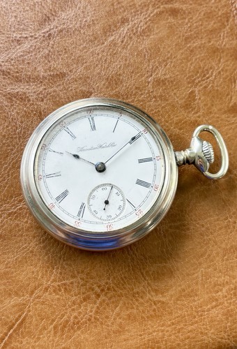 Antique hamilton 18s pocket - antique,